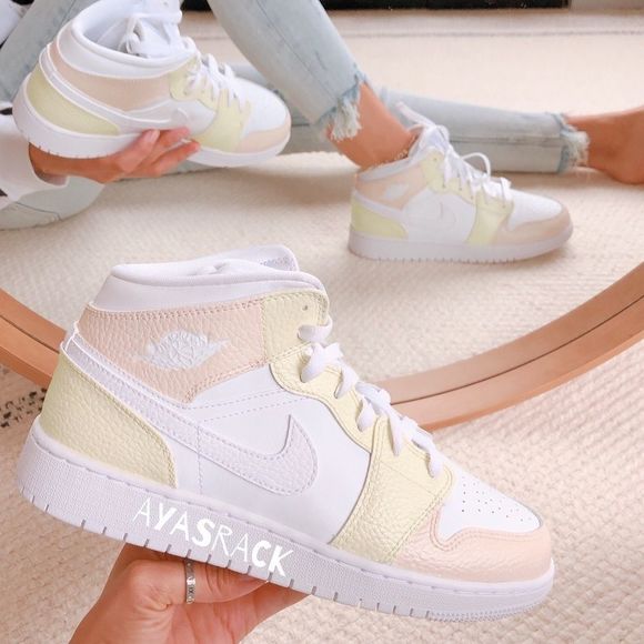 Jordan Shoes - Custom painted Air Jordan 1 mid